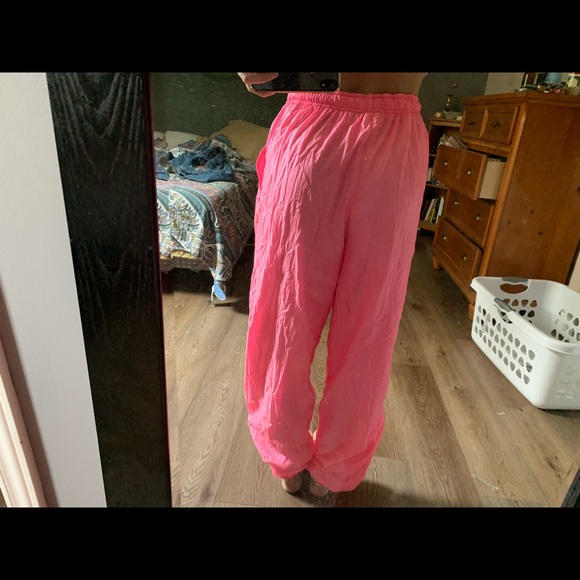 Vintage hot pink wind pants - Picture 8 of 8